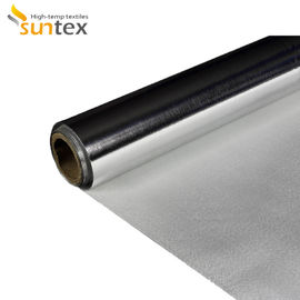 Aluminum Foil Laminated Fabric , Fiberglass Fire Resistant Fiberglass Cloth