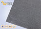 880C Stainless Steel Wire Reinforced Glass Fabric Coated With PU And Graphite For Fire Curtain Barrier