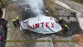 Een sprong in EV-brandveiligheid: succesvolle live-oefening van de Suntex-vuurleidingsdeken