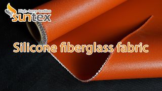 Fiebrglass-stof met siliconencoating