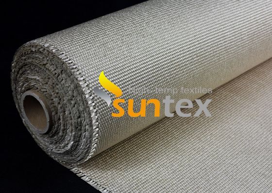 Durable High Temperature Fiberglass Cloth with 1000°C Heat Resistance and Vermiculite Coating for Chemical Resistant Fire Barrier Applications