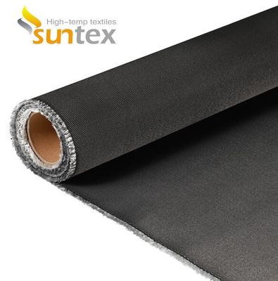 High Performance Fire Curtain Fabric with 550°C Temperature Resistance, 0.6mm Thickness, and EN-13501 Certification