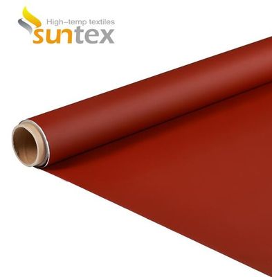 Professional EN-13501 Certified Fire Curtain Fabric with 550°C Temperature Resistance and 0.6mm Thickness for Fire Protection