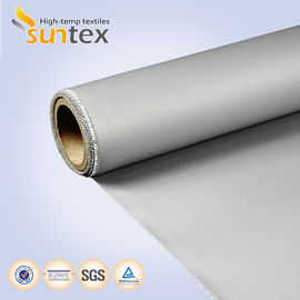 One side silicone fabric with thickness  around 1mm silicone coated fiberglass fabric