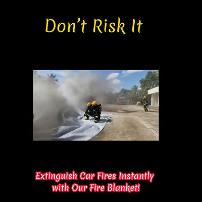 Car Fire Blanket Aims To Reduce The Smoke Damage To Buildings And Other Vehicles