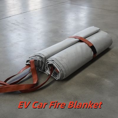 EV Fire Blanket Gray 550℃ Thermal Resistance for Logistics