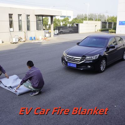Suntex Fire Pit Mat with 60-Minute Coverage and Explosion Mitigation for Oxygen Deprivation in EV Car Fires