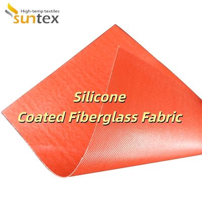 Durable Fire Protection Silicone Coated Fiberglass Fabric with High Temperature Resistance for Metalworking
