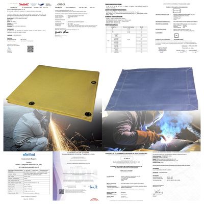Custom Size High Temperature Resistant Heavy Duty Fiberglass Welding Fire Blanket