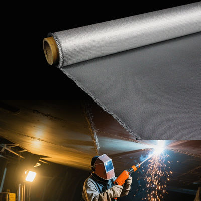 Double Sided Silicone Coated Texturized Fiberglass Cloth Welding Blanket with 50 m / 100 m Roll Length