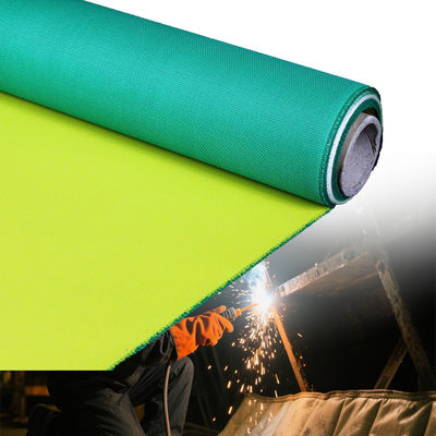460 g/sqm 0.41 mm PU Coated Fiberglass Fabric with 1m to 1.55m Width for High Temperature Protection