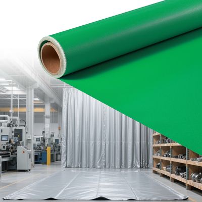 Durable Silicone Coated Fiberglass Fabric with 0.3 mm Thickness 400 g/sqm Weight and 1 / 1.2 / 1.5 meter Width