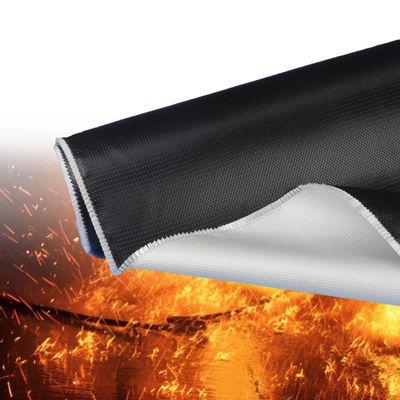 Durable Water Repellent Silicone Coated Fiberglass Fabric with 50 m / 100 m Roll Length for High Temperature Applications