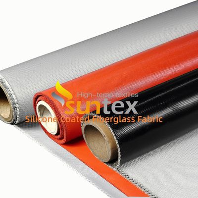 Corrosion Resistant Weatherproof Anti-Aging Silicone Coated Fiberglass Fabric for Heat Insulation