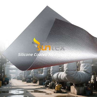 Thermal Insulation Silicone Coated Fiberglass Fabric with Corrosion Resistance and Weatherproof Properties