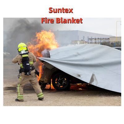 EV Car Fire Blanket with Oxygen Deprivation for Lithium-Ion Battery Fires and Easy Deployment