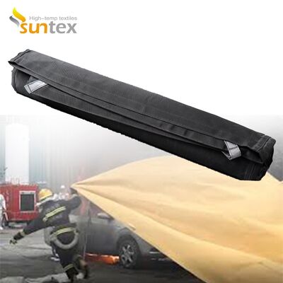 Professional Grade EV Fire Blanket with 550℃/1000℃ Thermal Resistance for Oxygen Deprivation and Two-Person Deployment