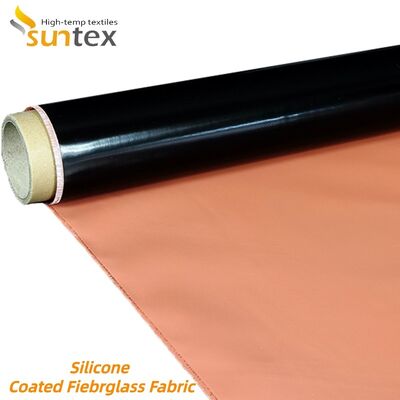 Fireproof Silicone Coated Fiberglass Fabric with High Temperature Stability and Chemical Resistance for Protective Clothing