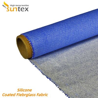 Fireproof High Temperature Resistance (-70~260℃) Waterproof Silicone Coated Fiberglass Fabric High Silica Fiberglass Cloth