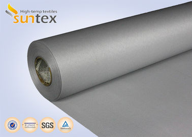 0.4mm Air Distribution PU Coated Fiberglass Fabric Flame Retardant M0 Certificate