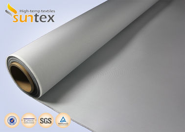 0.4mm Air Distribution PU Coated Fiberglass Fabric Flame Retardant M0 Certificate