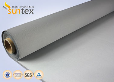 550C High Temperature Resistant PU Coated Fiberglass Cloth Roll 0.7mm Fire Protection