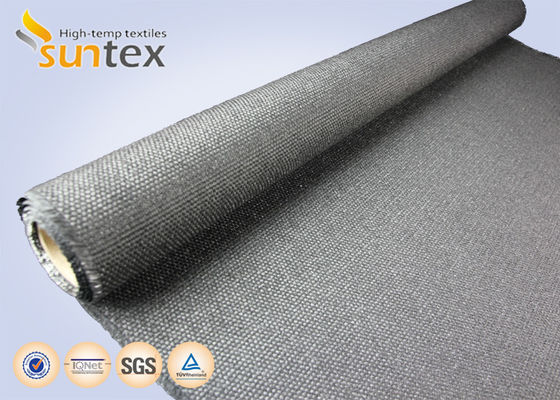 Plain Pattern High Temperature Fabrics 29OZ – Graphite Coated for Fireproof Blanket
