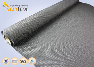 650 C High Temp Resistant Fire Blanket Material On A Roll 1.4mm Graphite Coated Firestop Fire Blanket Roll