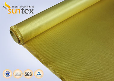 Vermiculite Coated Silica High Temperature Fiberglass Cloth Working Temperature 1100C