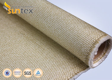 Heavy Duty Vermiculite Coated Fiberglass Industrial Welding Fire Blanket Roll 800 C Resistance
