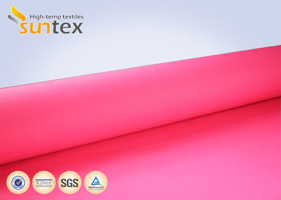 Fire Resistant Fiberglass Fabric with Acrylic Coating for 550 Degree C Temperature Resistance Self Extinguishing and Non Toxic Smoke Emission