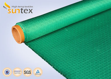19oz Fiberglass Cloth Roll Check Board Weaving For Anti Fire Blanket Curtain