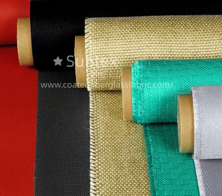 Wholesale 850g/m2 Fireproof Heat Resistant Silicone Coated Fiberglass Fabric - High Silica Fiberglass Cloth