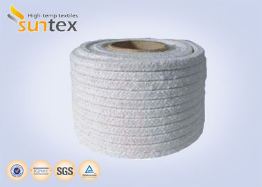 Good Abrasion Resistance Fiberglass Insulation Tape / Fireplace Door Fiberglass Rope Seal