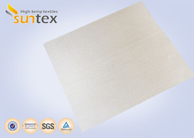 1200g Silca High Temperature Fiberglass Cloth 12H Satin For Welding Protection Blanket
