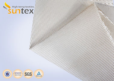 1200g Silca High Temperature Fiberglass Cloth 12H Satin For Welding Protection Blanket