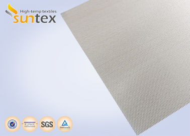 1200g Silca High Temperature Fiberglass Cloth 12H Satin For Welding Protection Blanket