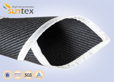 High Temperature Resistant Graphite Coated Glass Cloth Abrasion Resistant Cloth For Welding Curtains & Covers
