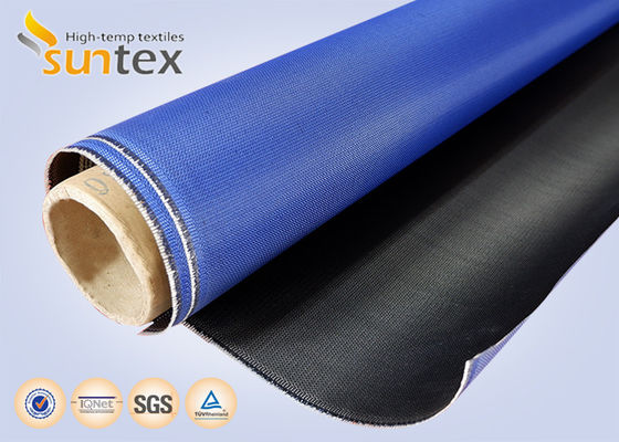 Flexible Duct Cloth Fabric | M0 0.41mm 460g PU Coated Fire Resistant Fiberglass