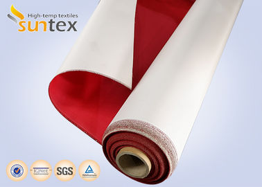 PU Coated Welding Fabric Expansion Joint Cloth 13.5OZ For Duct Connect