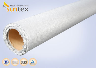 Fire Retardant Blanket PU Coated Fiberglass Fabric 0.77mm Thermal Fabric For Curtains
