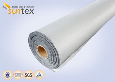 Insulation PU Coated Fiberglass Fabric Shade Curtain For Welding 0.4mm Fire Cloth