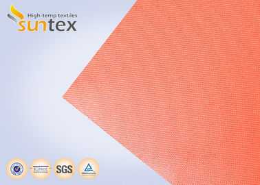 Heat Resistance Silicone Coated Fiberglass Fabric with Temperature Resistance -50°C to 500°C, 400 g/sqm Weight, and 0.3 mm Thickness