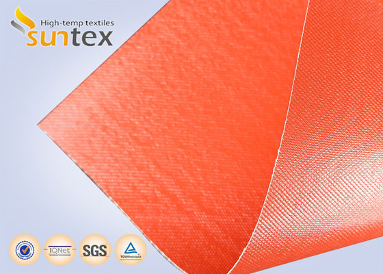 E-Glass Fiberglass Fabric Cloth High Temperature Protection Silicone Coated  Fireproof