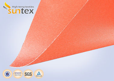 0.017” Thickness Insulation Fabric Silicone Fiberglass Cloth For Thermal Insulation Covers
