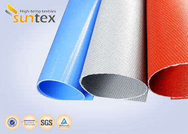 Suntex Woven Thermal Insulation Cloth High Silica Coated With Red Silicone Rubber
