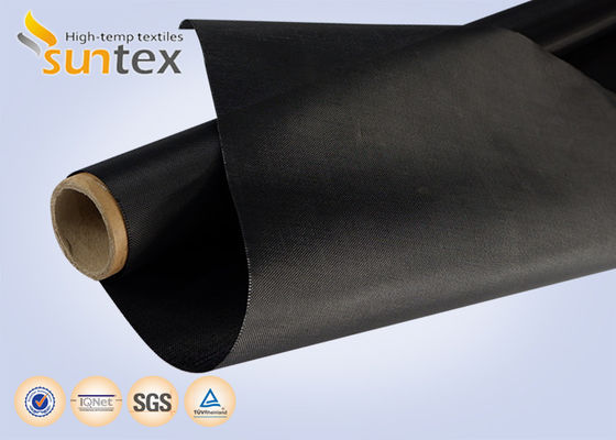 High Temperature 550 Degree C Acrylic Coated Fiberglass Fabric for Fire Resistant Welding Blankets Easy to Sew and Cut