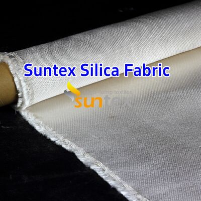 High Silica Fiberglass Cloth with 1200℃ High Temperature Resistance 18 oz/sqy Unit Weight and Crowfoot Pattern