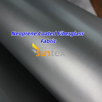 High Temperature Resistance Flame Retardant Neoprene Coated Fiberglass Fabric for Flexible Fabric Connector