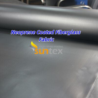 High Temperature Resistance Chemical Resistant Flame Retardant Neoprene Coated Fiberglass Fabric for Industrial Applications